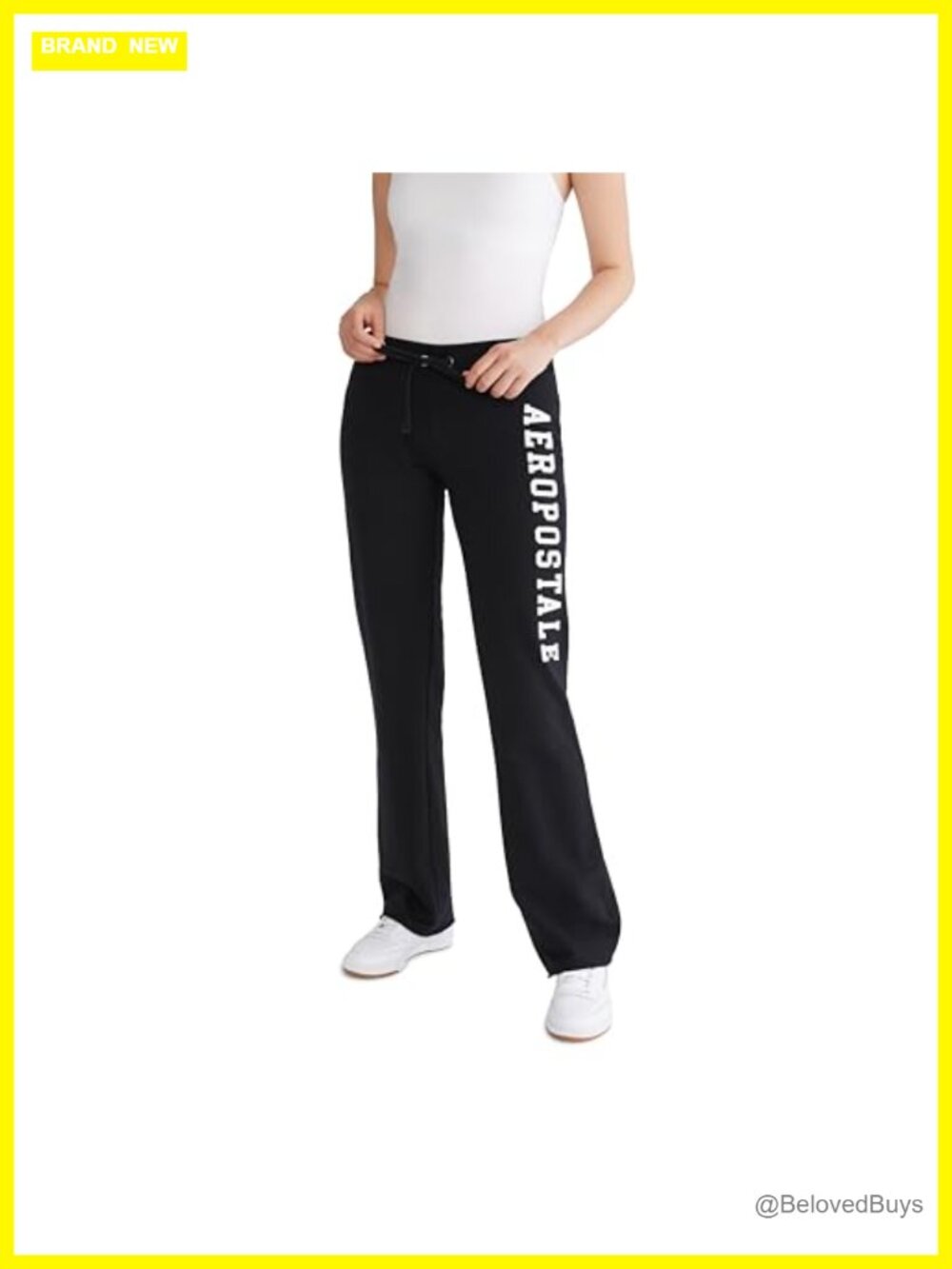 Aeropostale Fit and Flare Sweatpants Stretch Fleece Drawstring